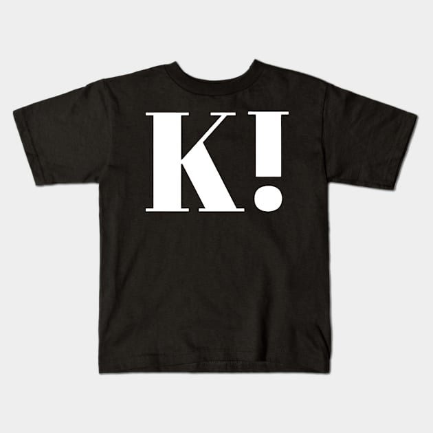 initial k Kids T-Shirt by ramadanlovers